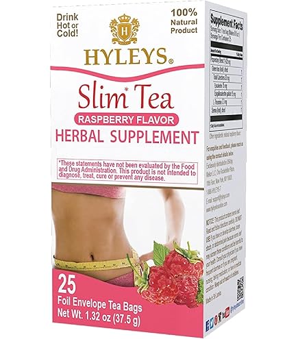 Amazon.com : Hyleys Slim Tea Raspberry Flavor - Weight Loss Herbal